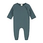 Gray Label | Newborn Suit with Snaps GOTS Blue Grey