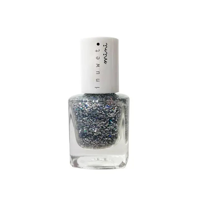Nailpolish Glitter Silver / Vanilla Scent