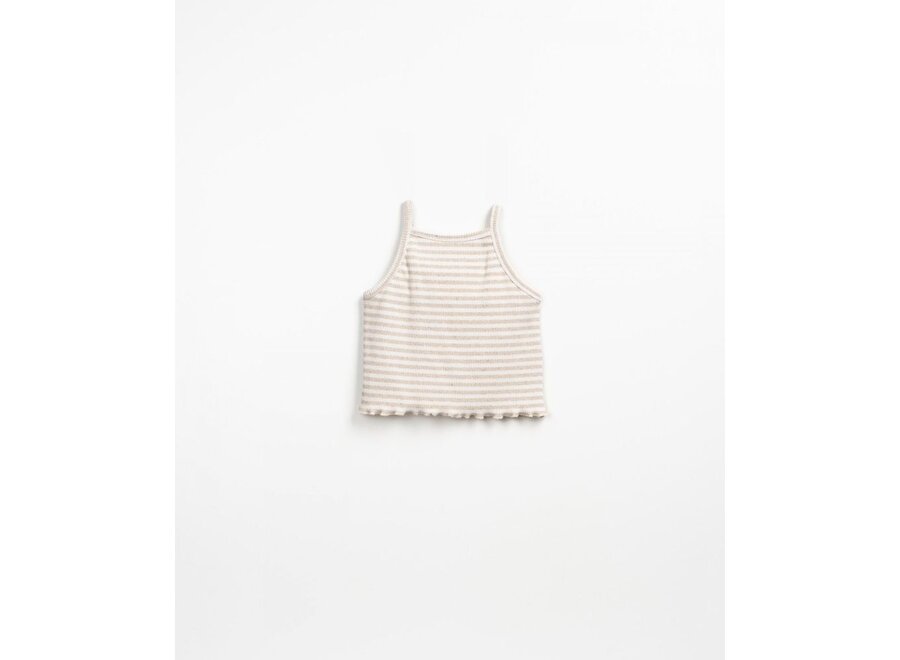 Play Up | PA04/4AQ11150 Striped Rib Top Grés