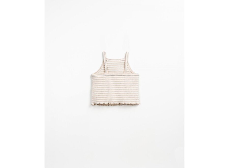 Play Up | PA04/4AQ11150 Striped Rib Top Grés