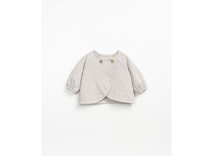 Play Up | PA00/0AQ11400 Embellished Jersey Cardigan Grés