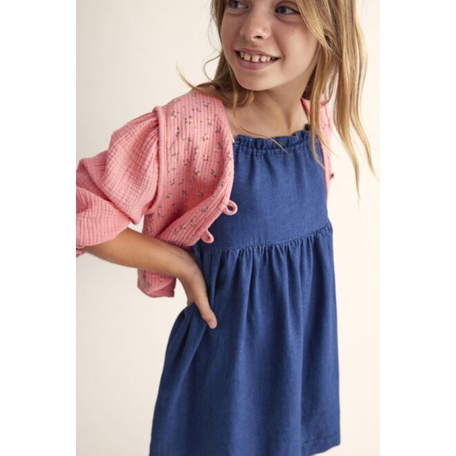 Cozmo | Ivet Quilted Floral Jacket Confetti Pink