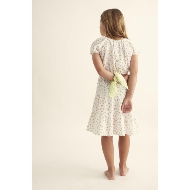 Cozmo | Judy Organic Floral Gauze Top Ivory