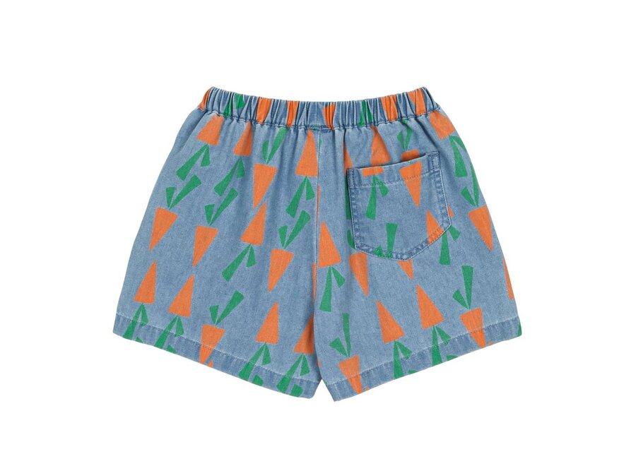 Jelly Mallow | Carrot Denim Shorts_Blue Denim