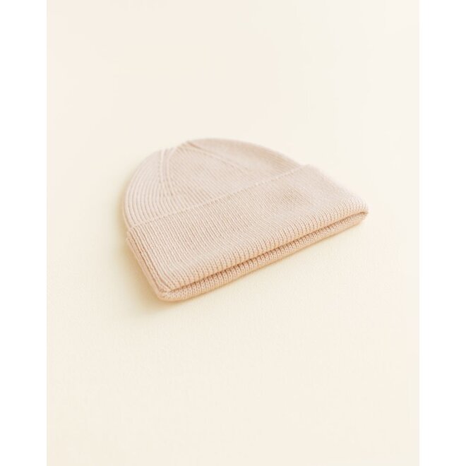 Hvid | Beanie Fonzie Oat Newborn