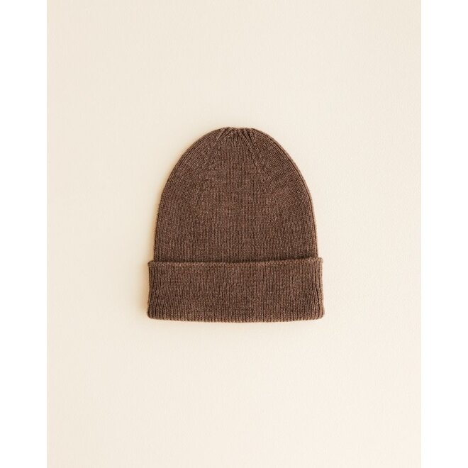 Beanie Fonzie Mocha Newborn