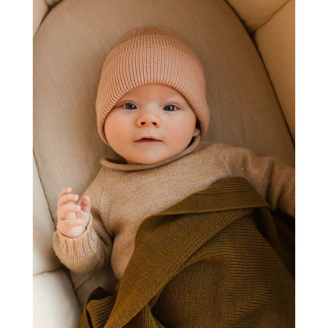 Hvid | Beanie Fonzie Rose Newborn