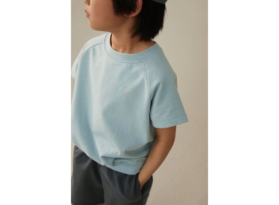 Gray Label | Short Sleeve Sweater GOTS Sky