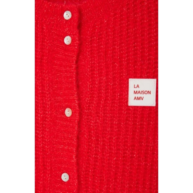 American Vintage | East Gilet Red Pepper Melange
