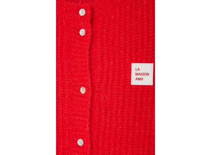 American Vintage | East Gilet Red Pepper Melange