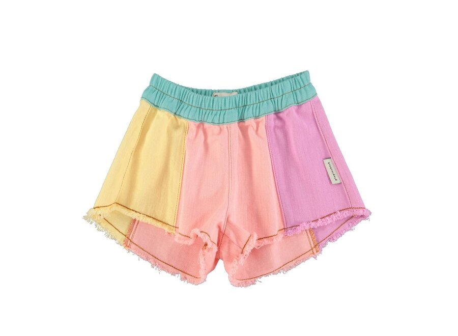 Piupiuchick | Shorts Fringes Multicolor Pastels