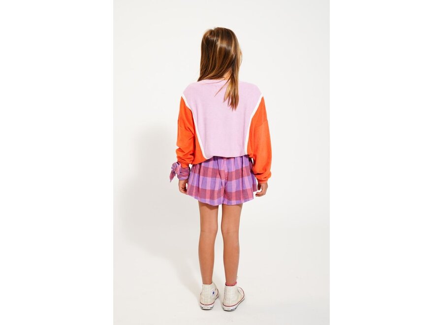 Piupiuchick | Shorts Lavender Checkered