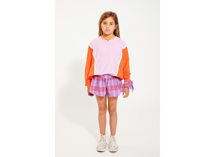 Piupiuchick | Shorts Lavender Checkered