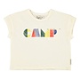 Piupiuchick | T-Shirt Ecru Multicolor "Camp" Print