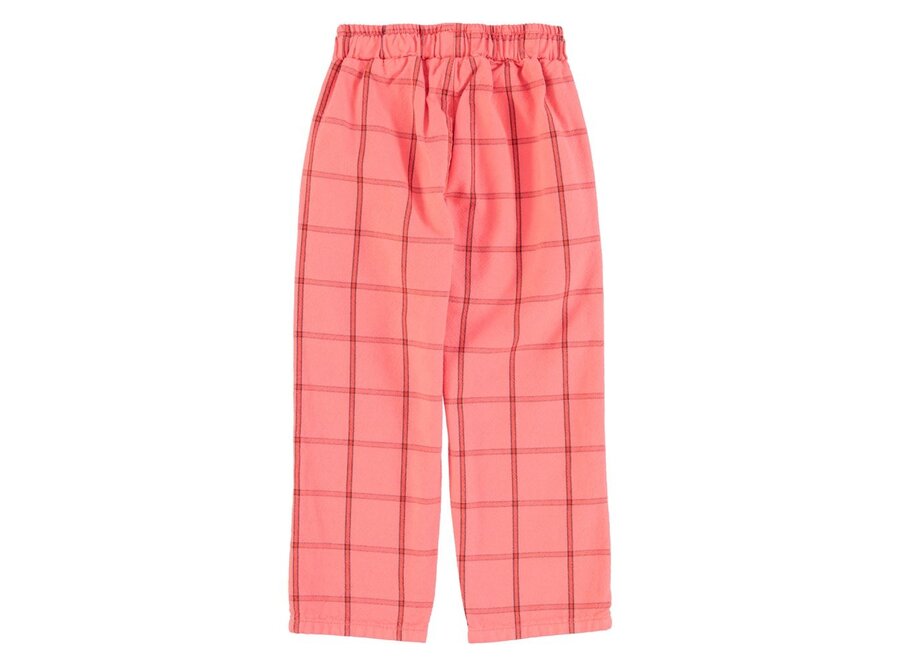 Piupiuchick | Unisex Trousers Pink Checkered