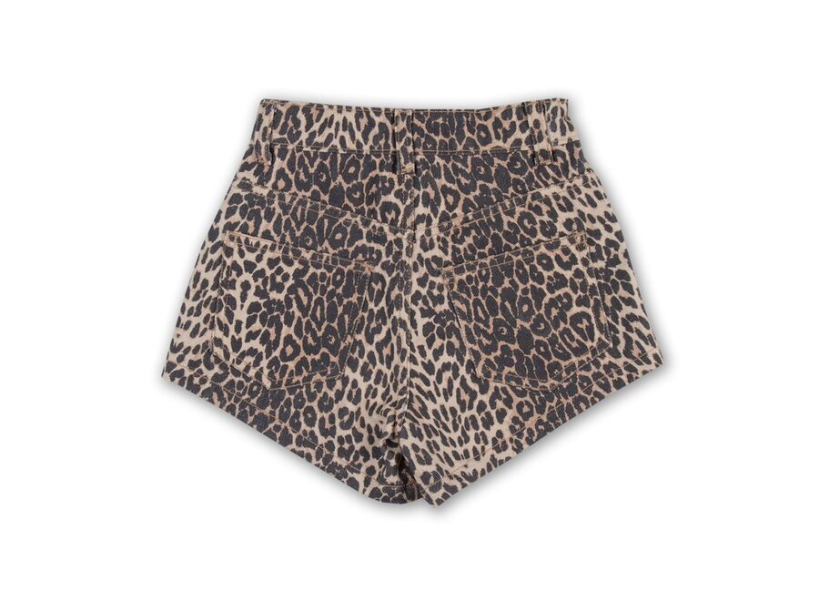 Petit Blush | Jeans Short Leopard AOP