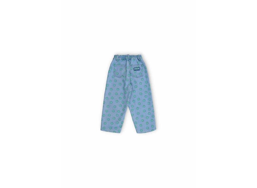 The New Society | Smiley Denim Pant Light Blue