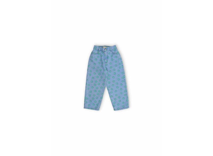 The New Society | Smiley Denim Pant Light Blue
