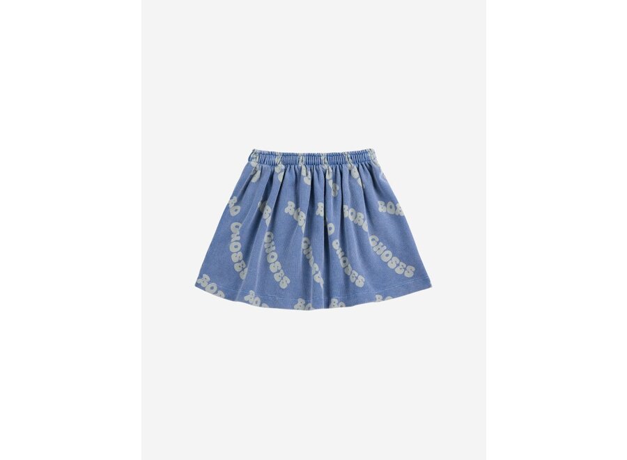 Bobo Choses | Wavy Bobo Choses all over waffle skirt Blue
