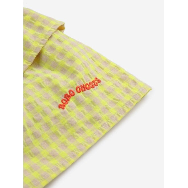 Bobo Choses | Vichy ruffle skirt Multicolor