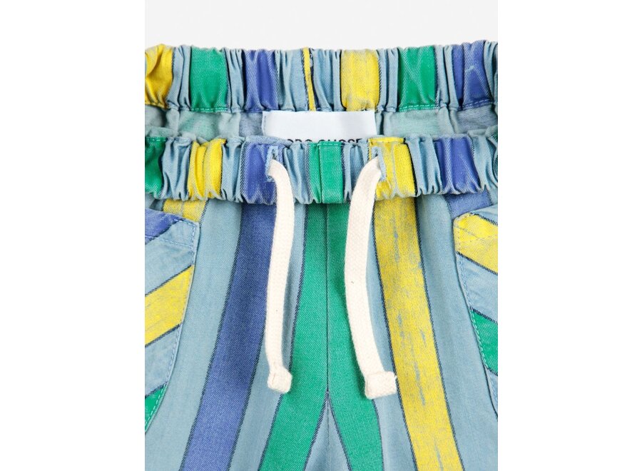 Bobo Choses | Multicolor Stripes denim pants Light Blue