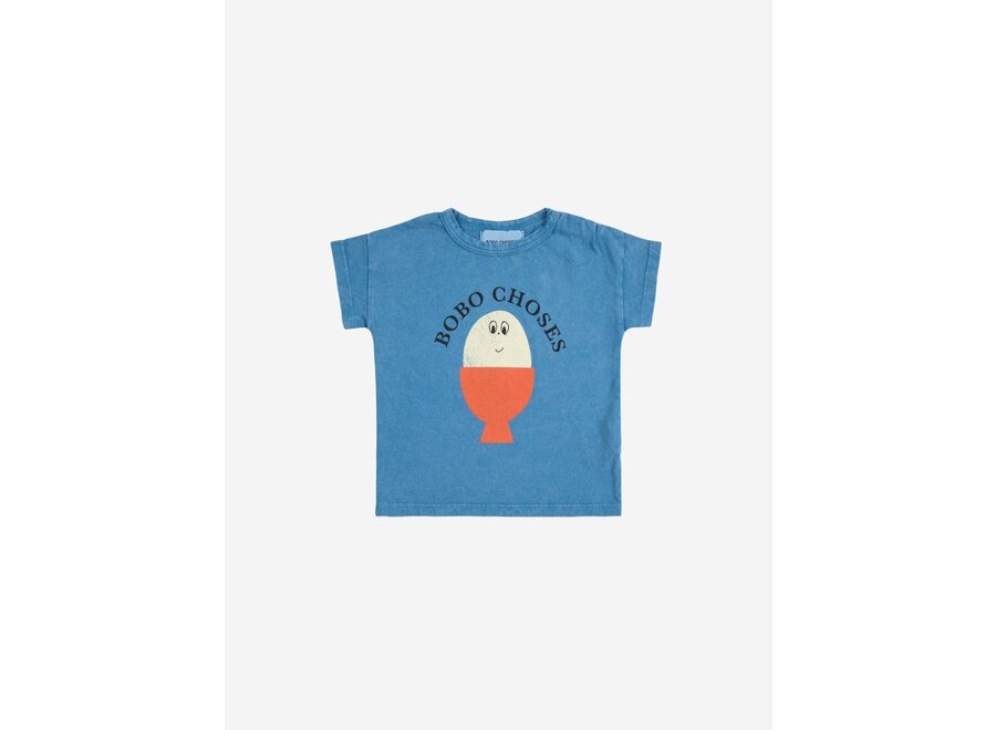 Bobo Choses | Morning Egg T-shirt Blue
