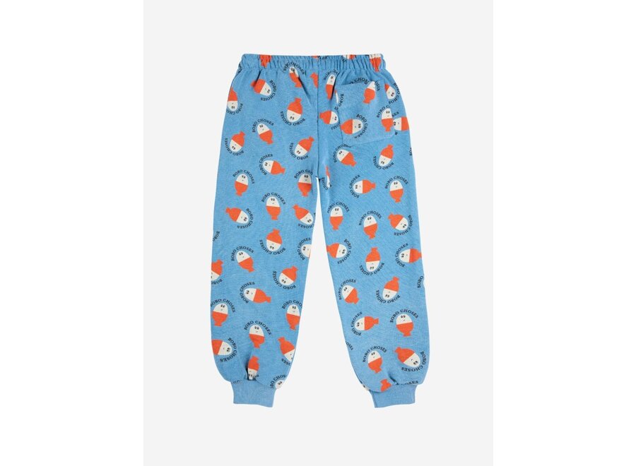 Bobo Choses | Morning Egg all over jogging pants Blue