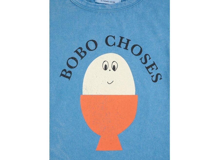 Bobo Choses | Morning Egg T-shirt Light Blue