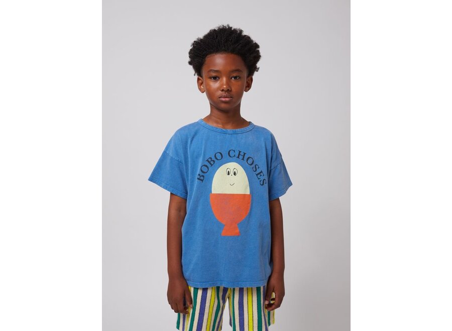 Bobo Choses | Morning Egg T-shirt Light Blue