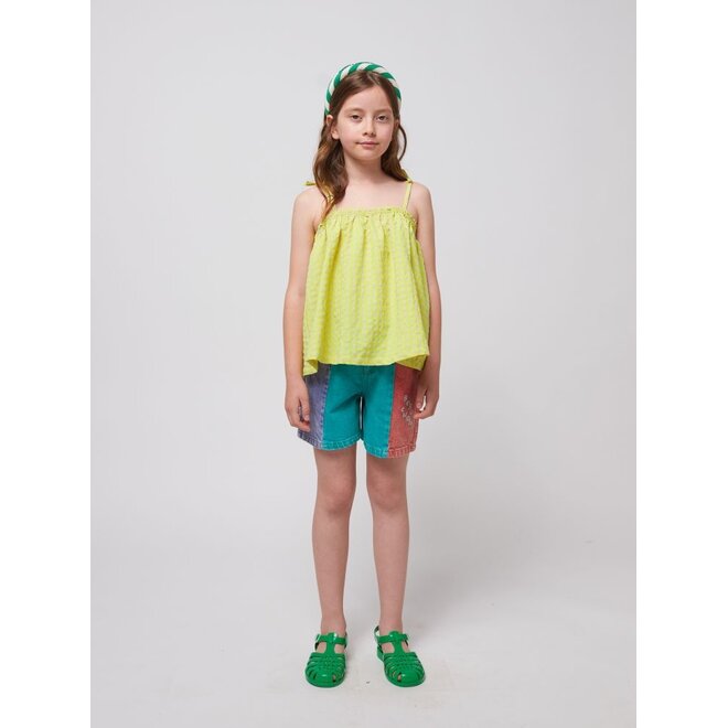 Bobo Choses | Vichy woven top Multicolor