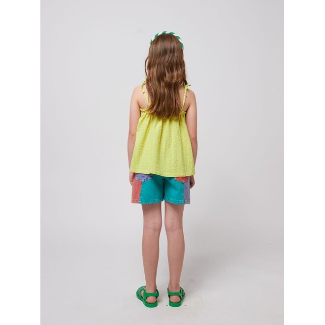 Bobo Choses | Vichy woven top Multicolor