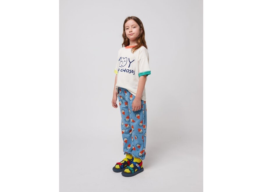 Bobo Choses | Morning Egg all over jogging pants Blue