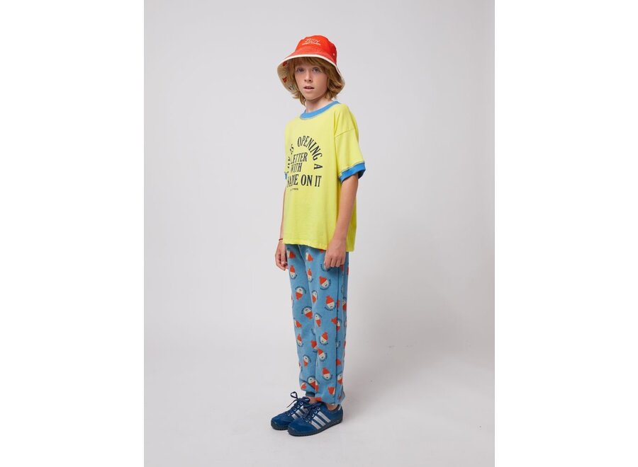 Bobo Choses | Morning Egg all over jogging pants Blue