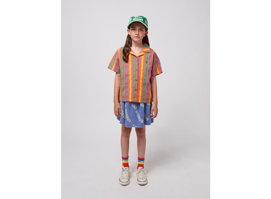 Bobo Choses | Wavy Bobo Choses all over waffle skirt Blue