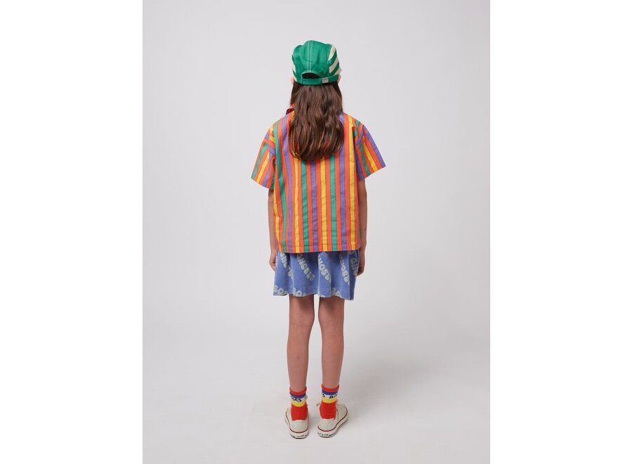 Bobo Choses | Wavy Bobo Choses all over waffle skirt Blue