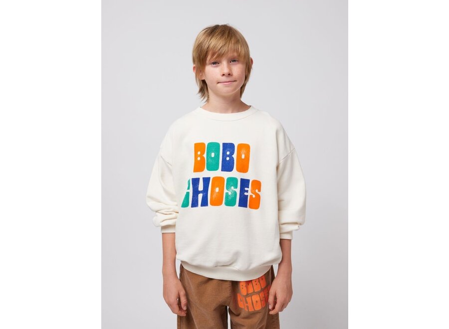 Bobo Choses | Multicolor Bobo Choses sweatshirt Off white