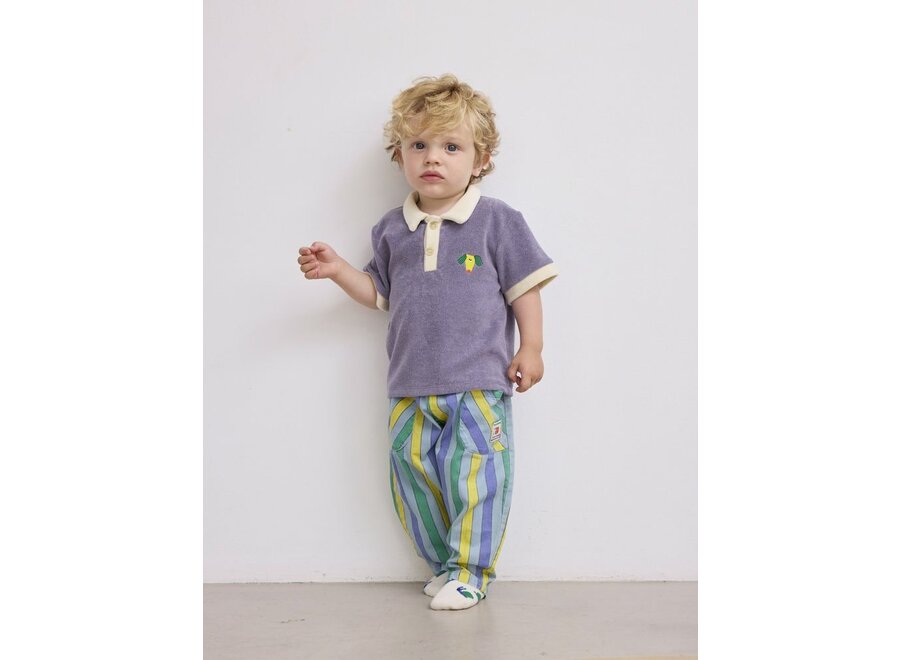 Bobo Choses | Multicolor Stripes denim pants Light Blue