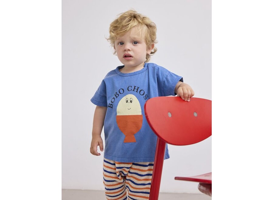 Bobo Choses | Morning Egg T-shirt Blue