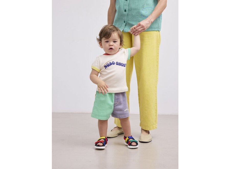 Bobo Choses | Color block woven shorts Multicolor