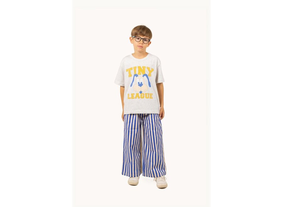 Tinycottons | Stripes Woven Pant Vanilla/Ultramarine
