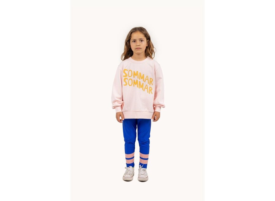 Tinycottons | Stripes Shiny Leggings Ultramarine