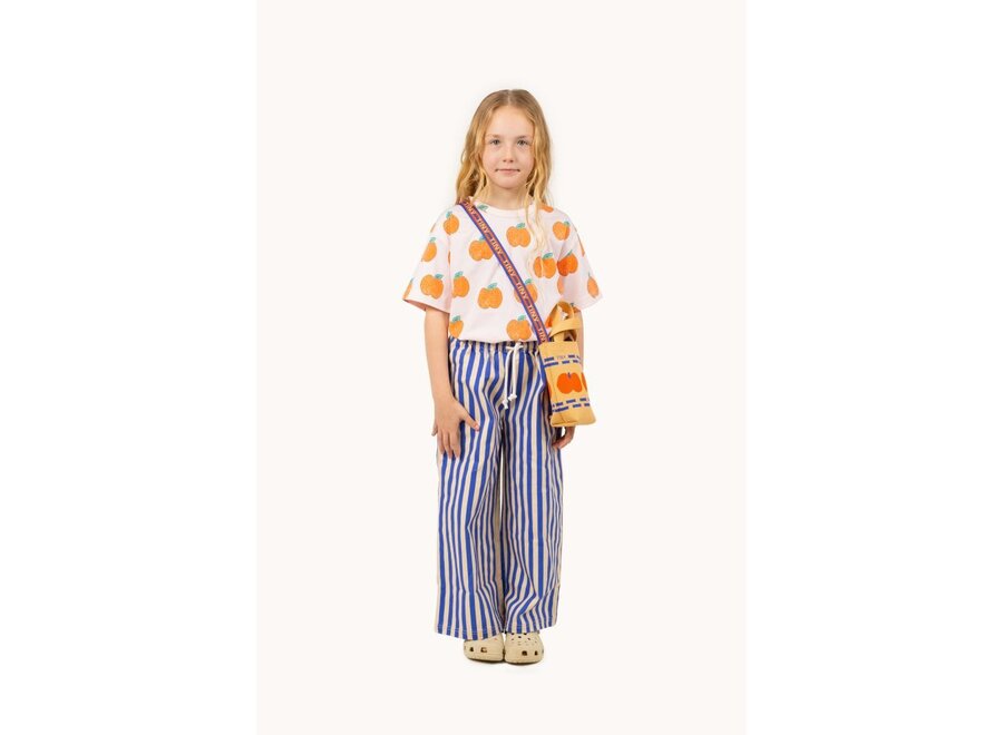 Tinycottons | Stripes Woven Pant Vanilla/Ultramarine
