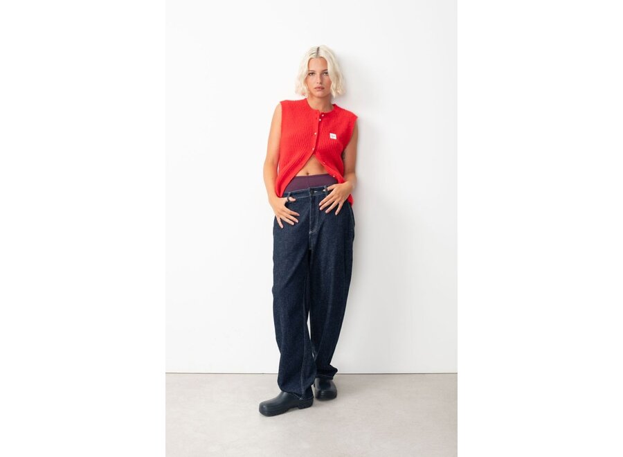 American Vintage | East Gilet Red Pepper Melange