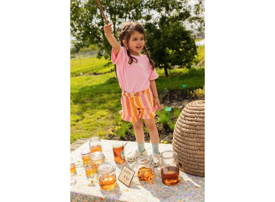 Sproet & Sprout | Terry T-Shirt Pink Lady Summer Sorbet