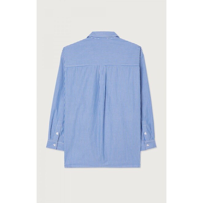 American Vintage | Zatybay Blouse Aqua Stripes