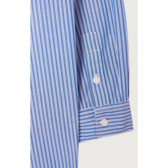 American Vintage | Zatybay Blouse Aqua Stripes