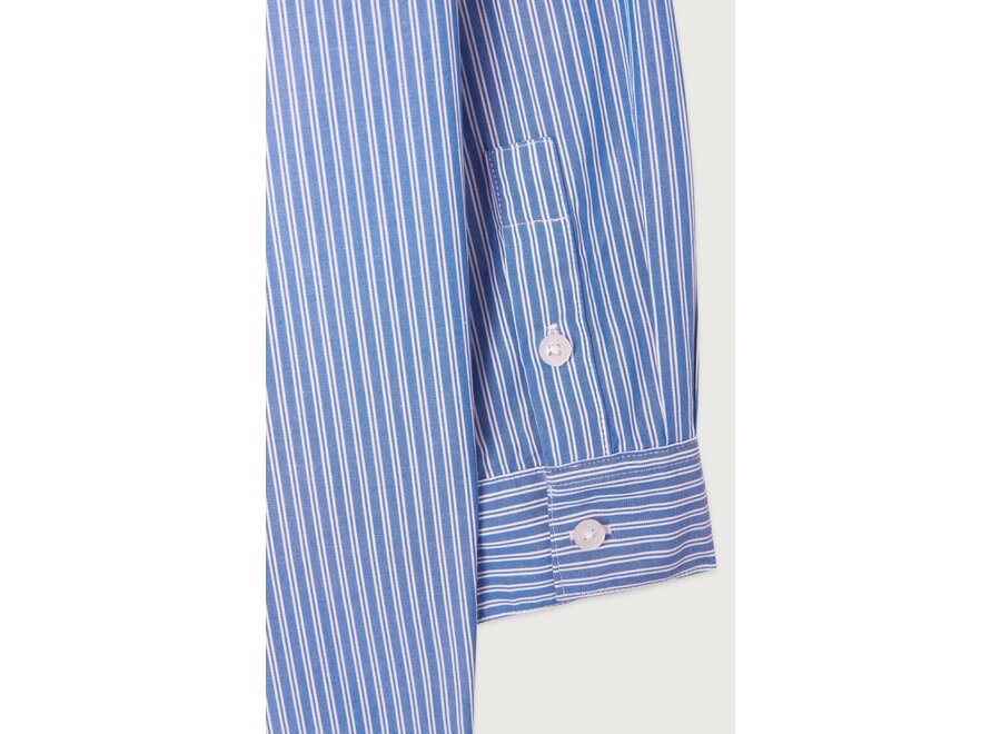 American Vintage | Zatybay Blouse Aqua Stripes