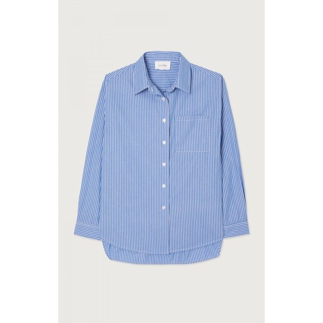 Zatybay Blouse Aqua Stripes