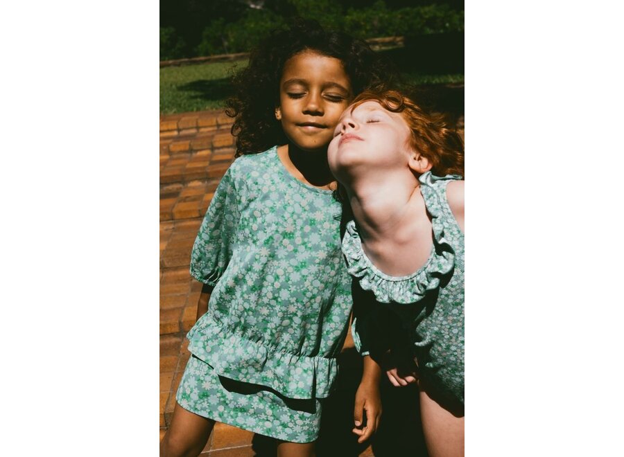 Tinycottons | Garden Top Emerald