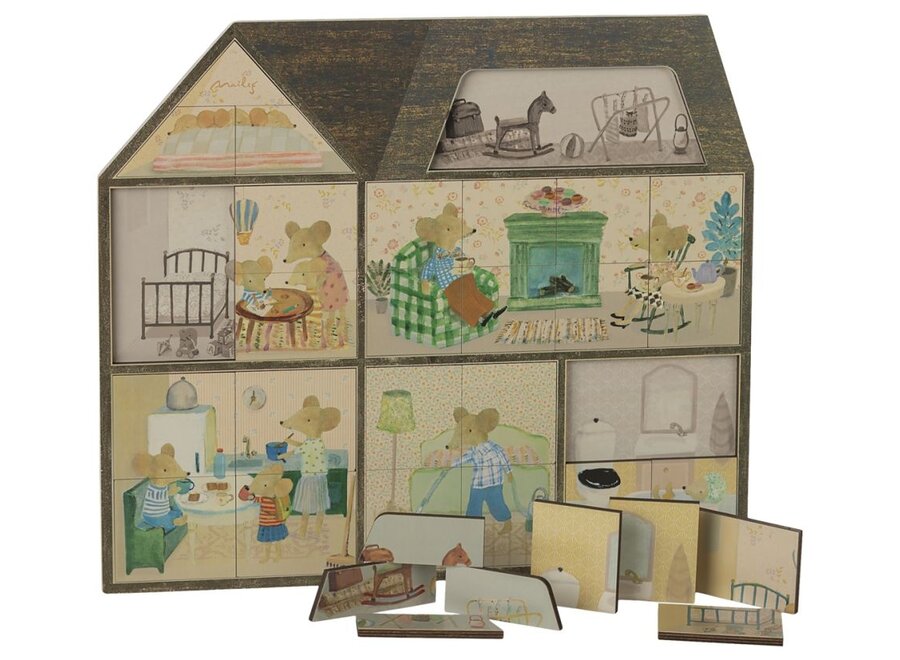 Muizenhuis Houten puzzel
